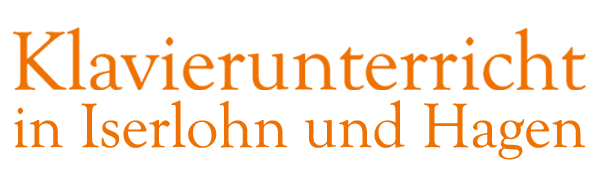 Klavierunterricht in Hagen und Iserlohn